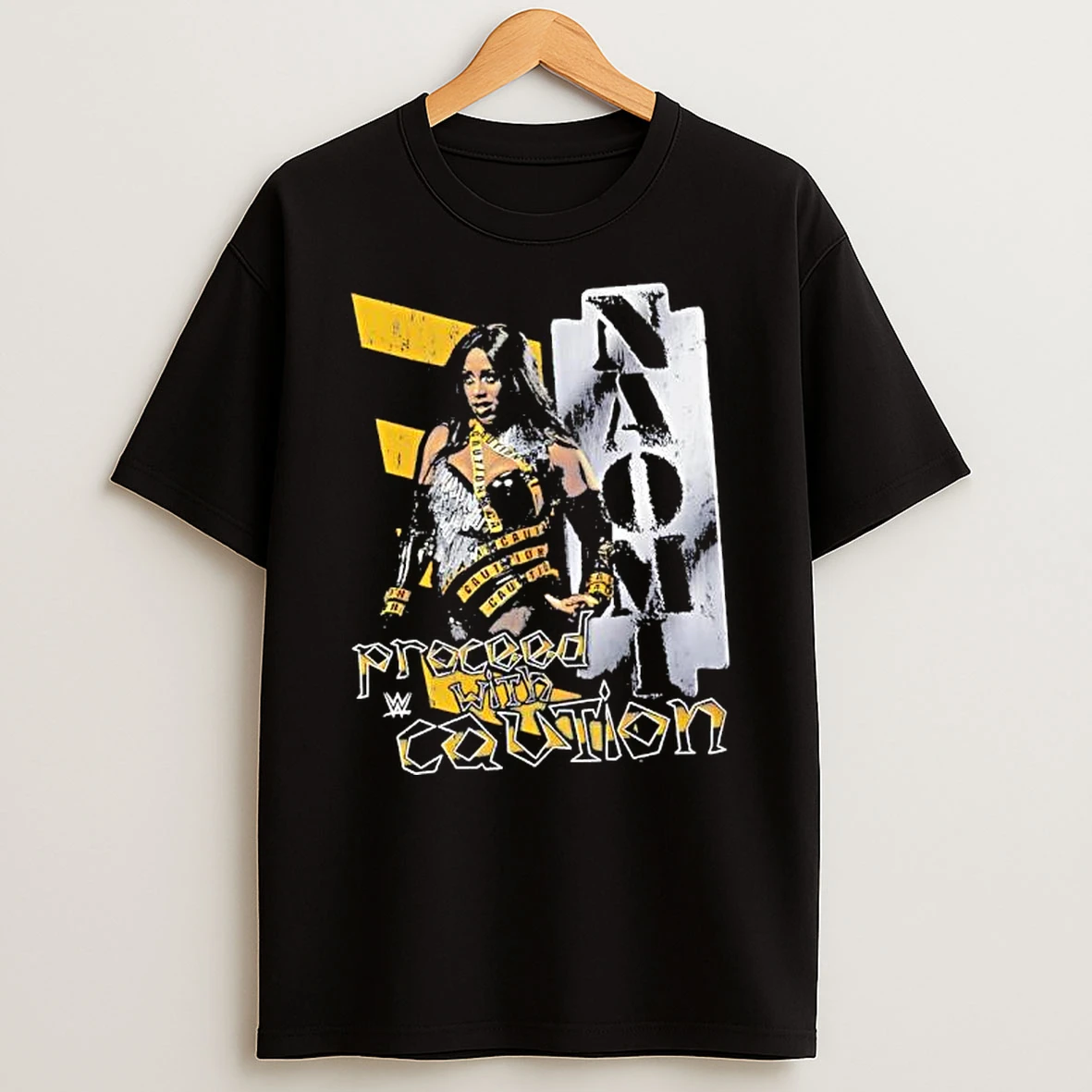 Naomi Proceed With Caution Womens World Champion Shirts