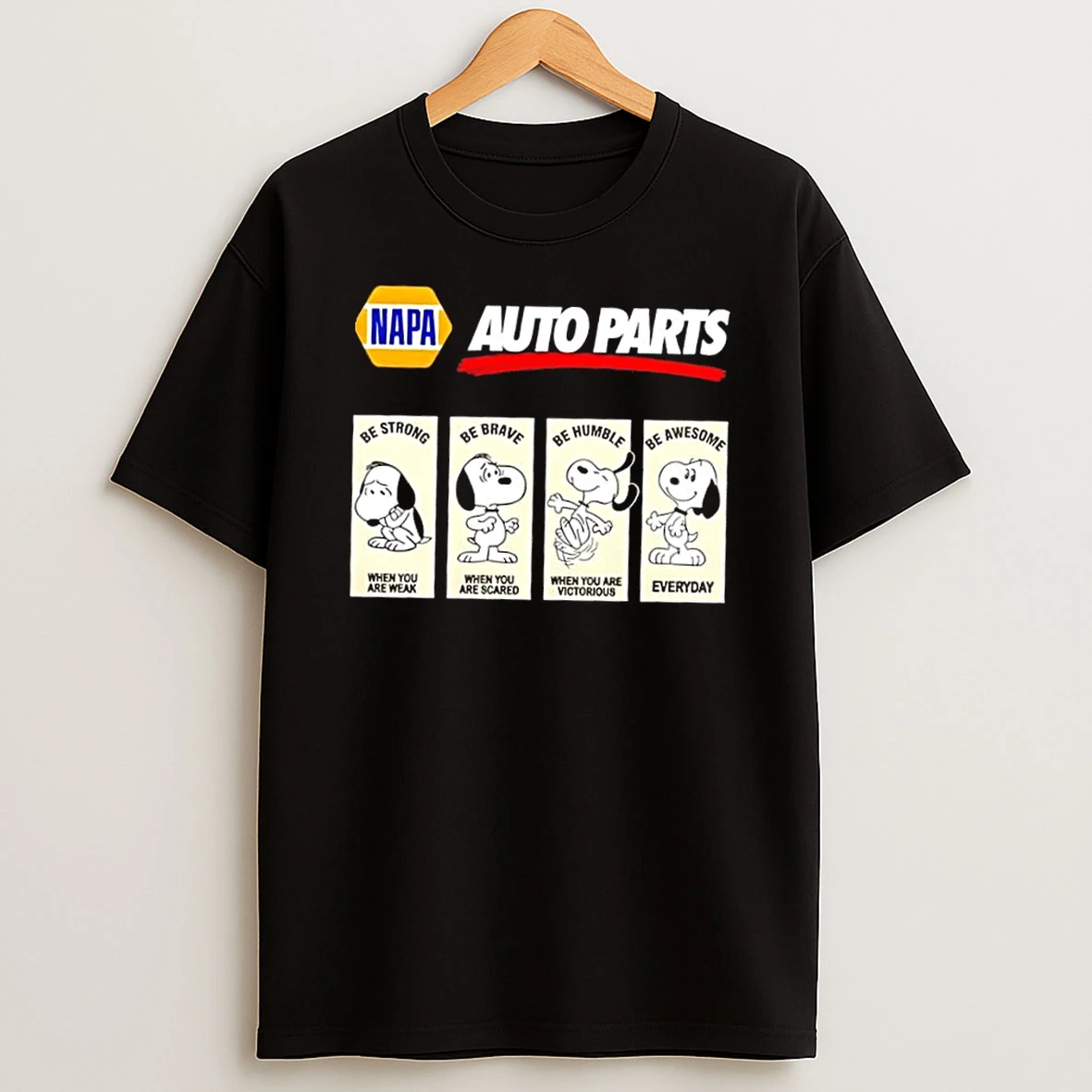 Napa Auto Parts X Snoopys Emotional States Shirts