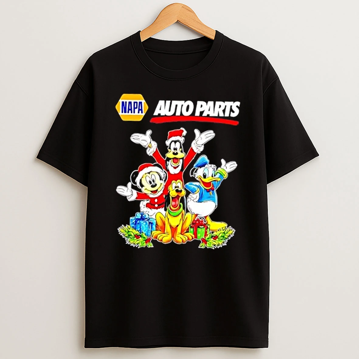 Napa Auto Parts X Team Mickey Merry Christmas Shirts
