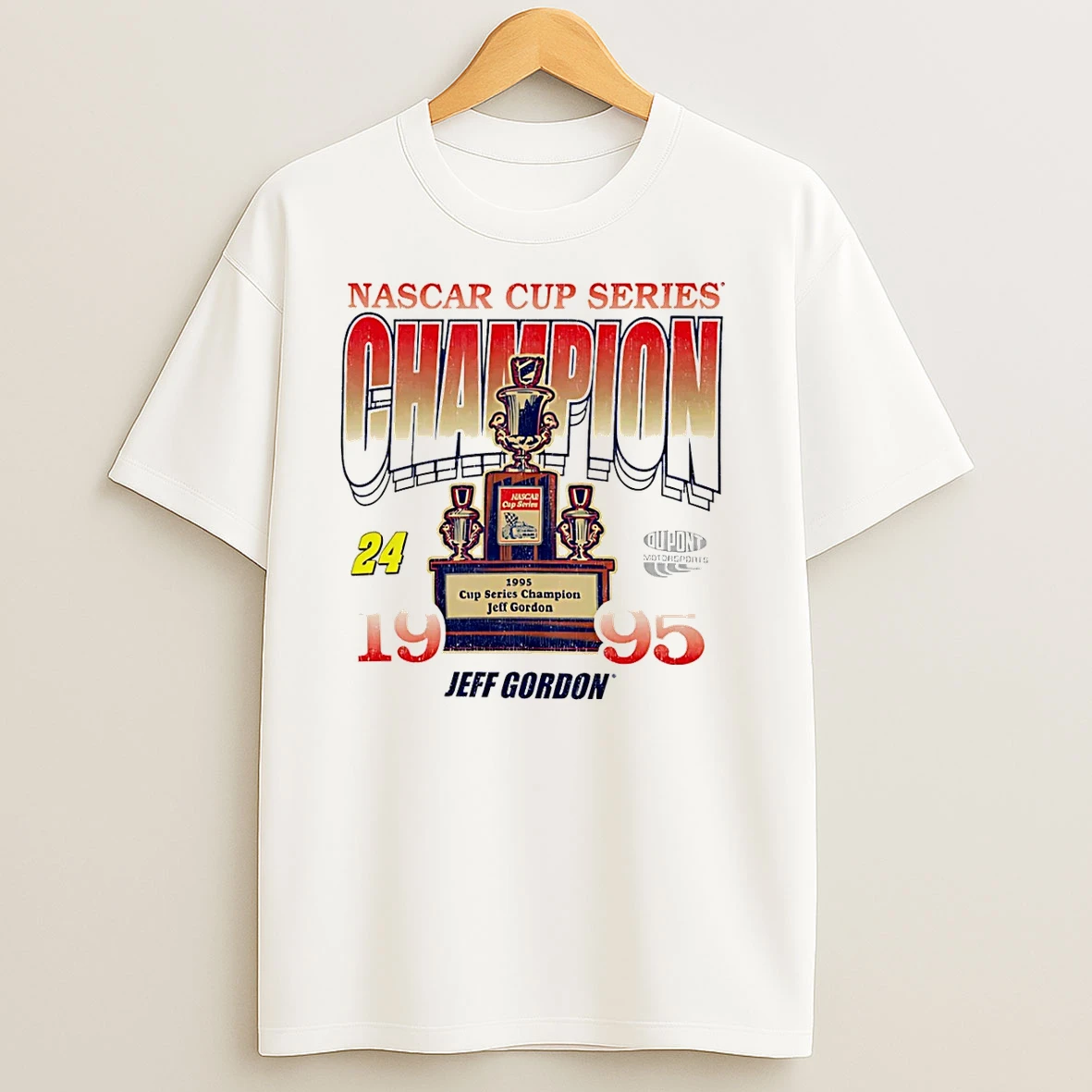 Nascar Cup Series Champion Race Day Foundation 1995 Trophy T Shirts