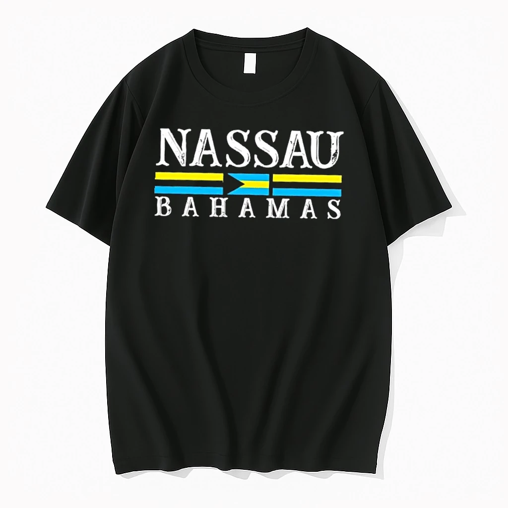 Nassau Bahamas Flag Souvenir Travel Vacation Vintage Shirts