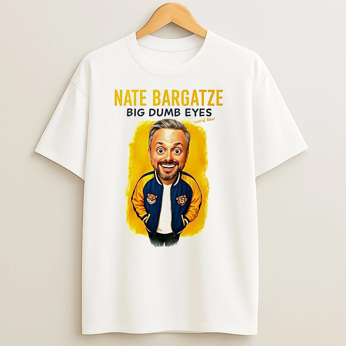 Nate Bargatze Big Dumb Eyes Cartoon T Shirts