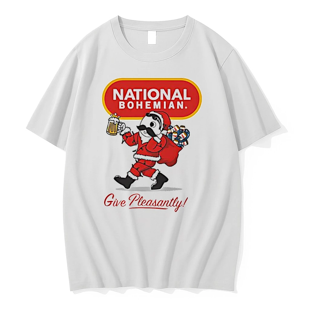 National Bohemian Give Pleasantly Christmas Shirts