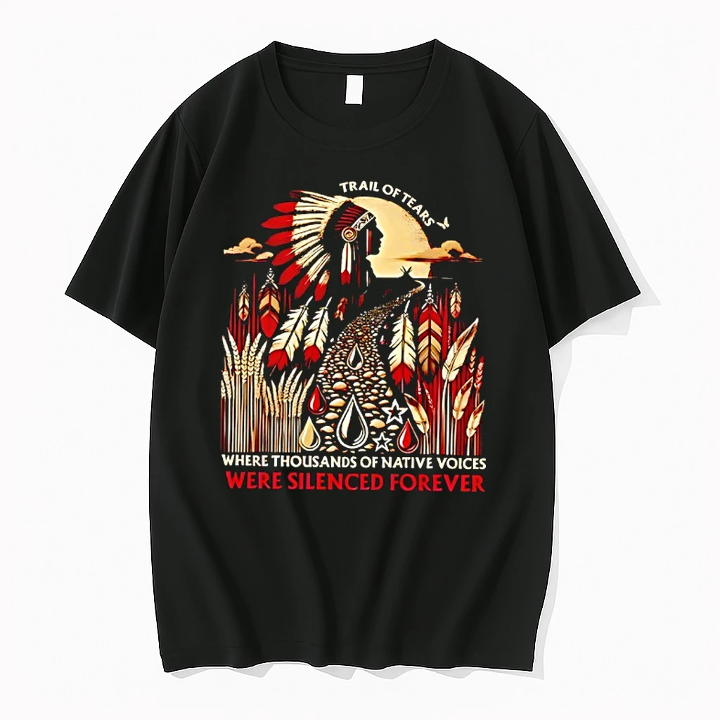 Native America Trail Of Tears Where Thousands Of Native Voices Were Silenced Forever Shirts