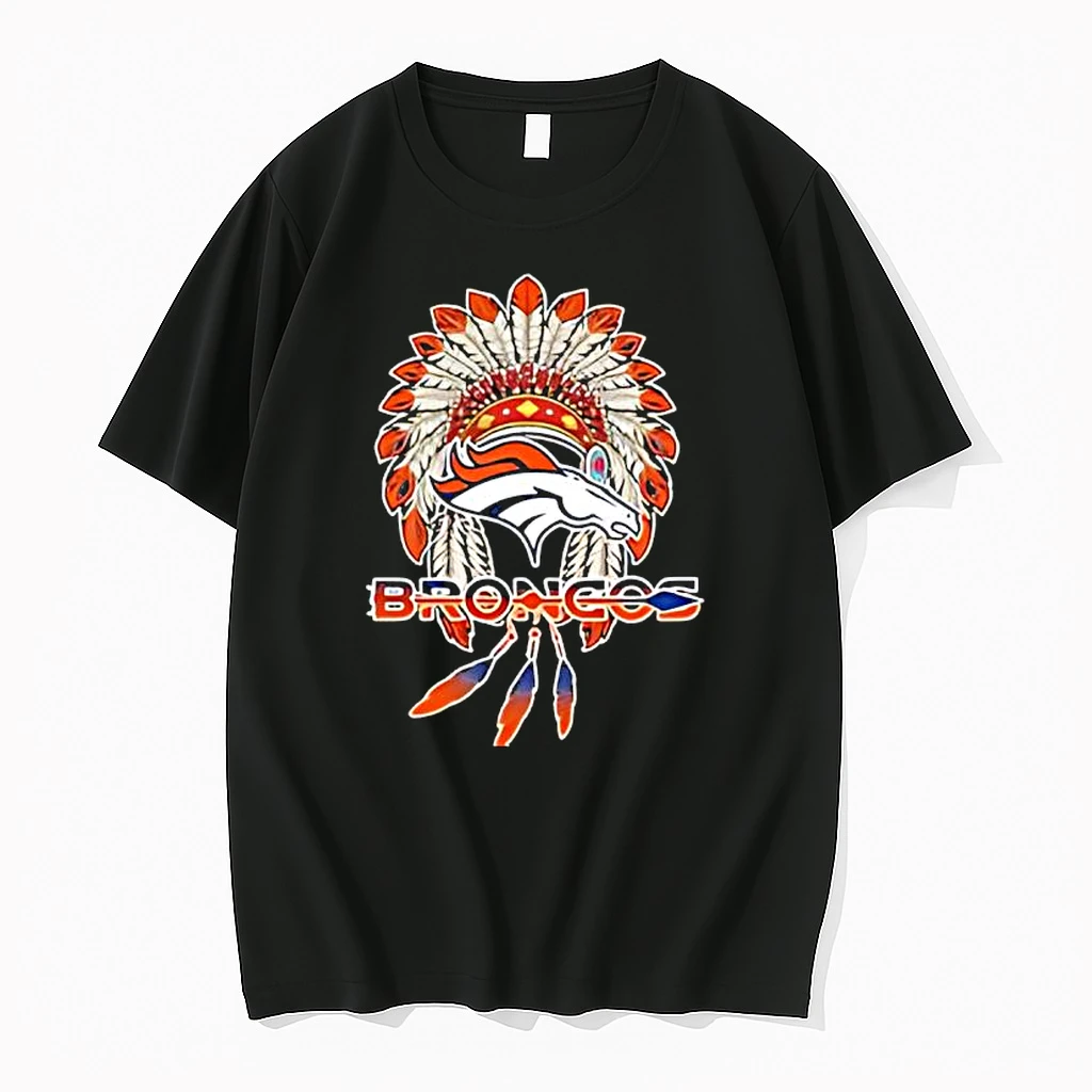 Native American X Denver Broncos 2025 Baseball Logo Shirts