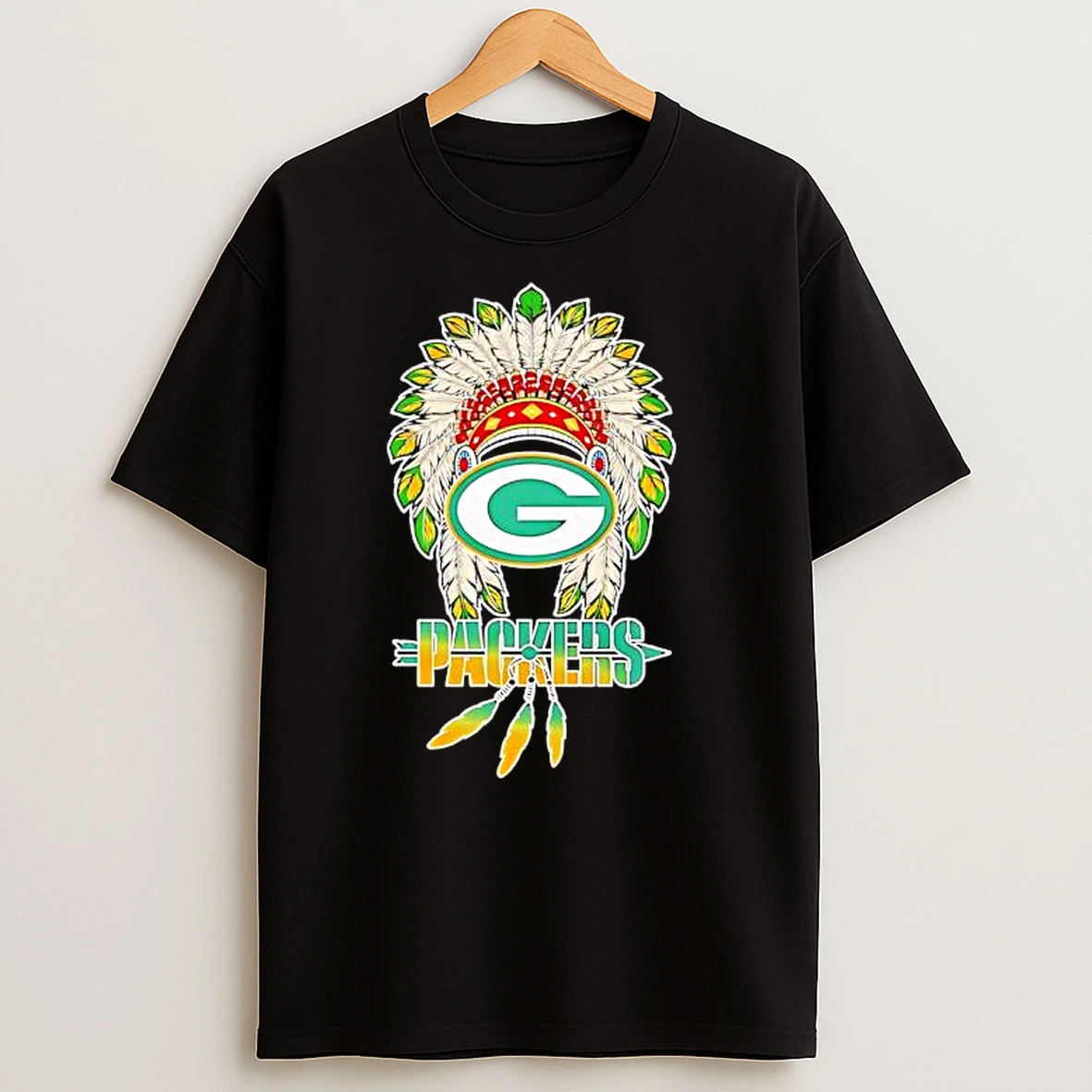 Native American X Green Bay Packers 2025 Baseball Logo T Shirts