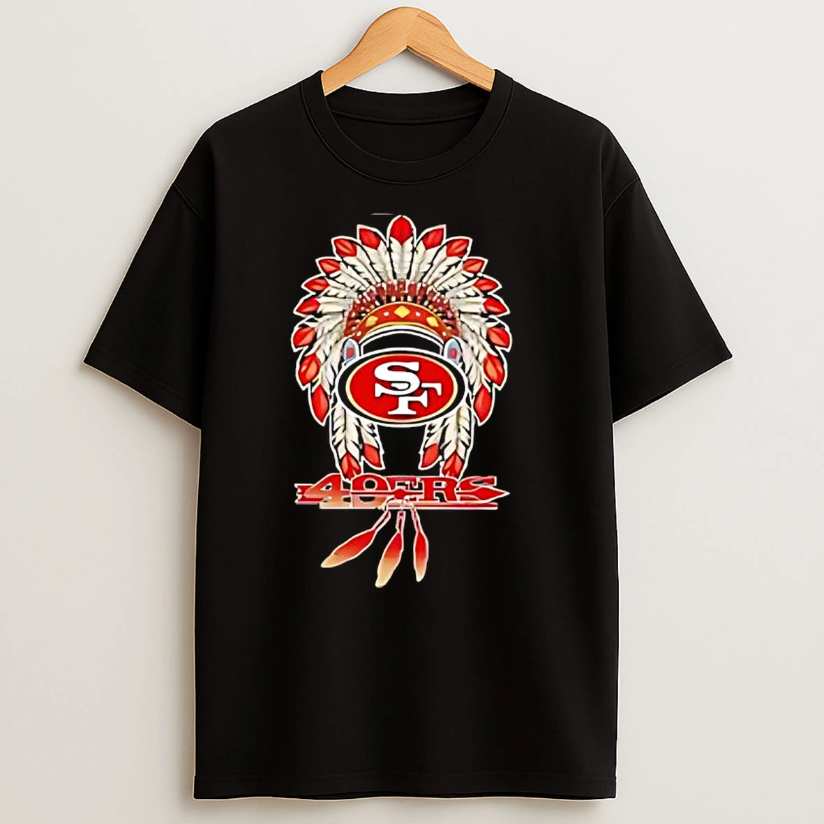 Native American X San Francisco 49ers 2025 Baseball Logo T Shirts