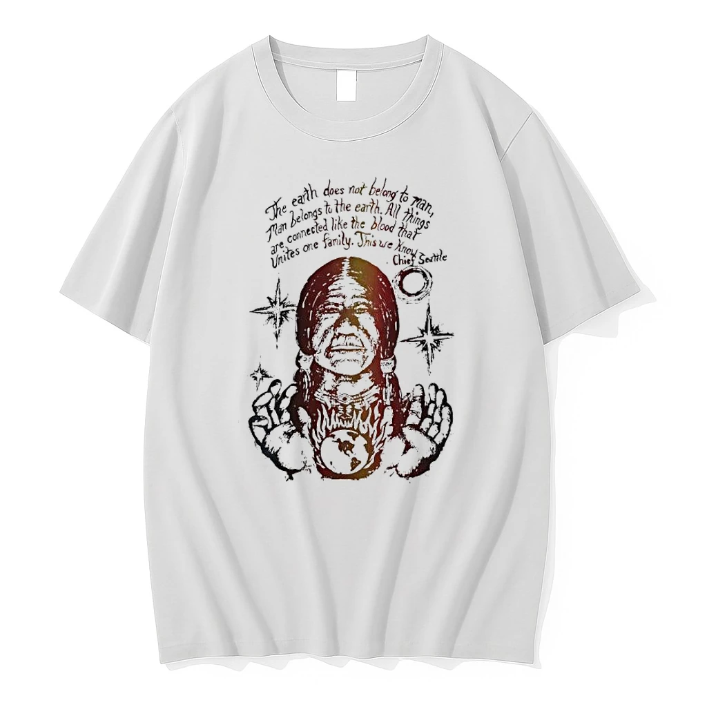 Native Americans The Earth Does Not Belong To Man Man Belongs To The Earth Shirts