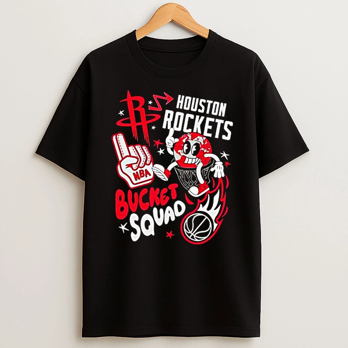 Nba Houston Rockets Buckie Squad Stylish 2025 Shirts