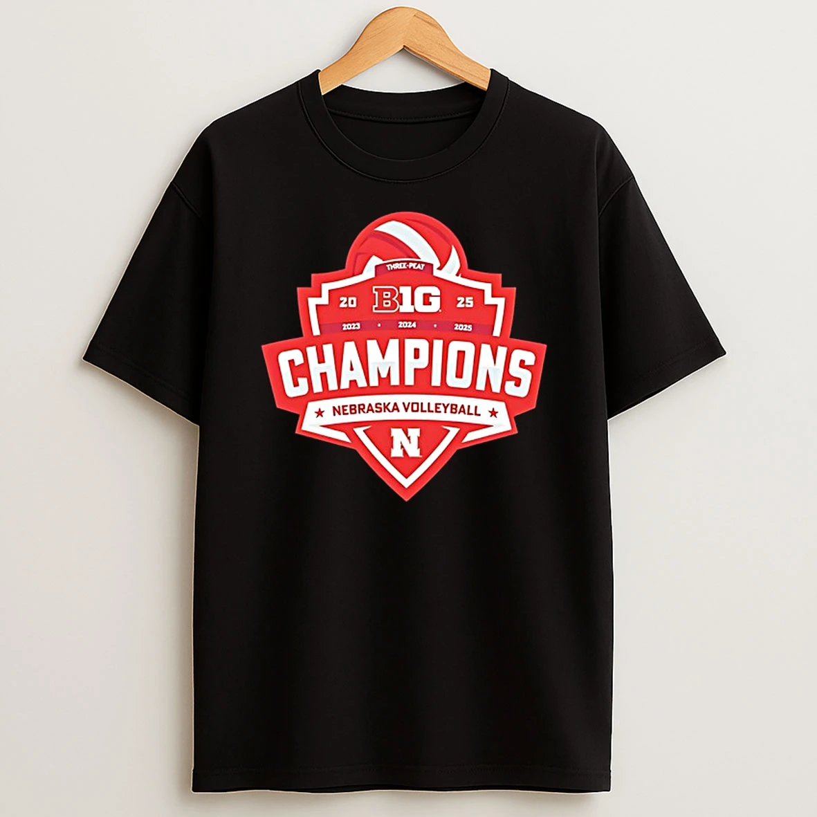 Nebraska Cornhuskers Big Ten Volleyball Champions Shirts