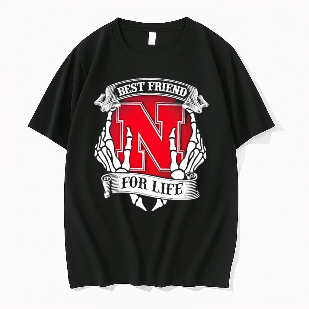 Nebraska Cornhuskers Best Friend For Life Hands Bones Shirts