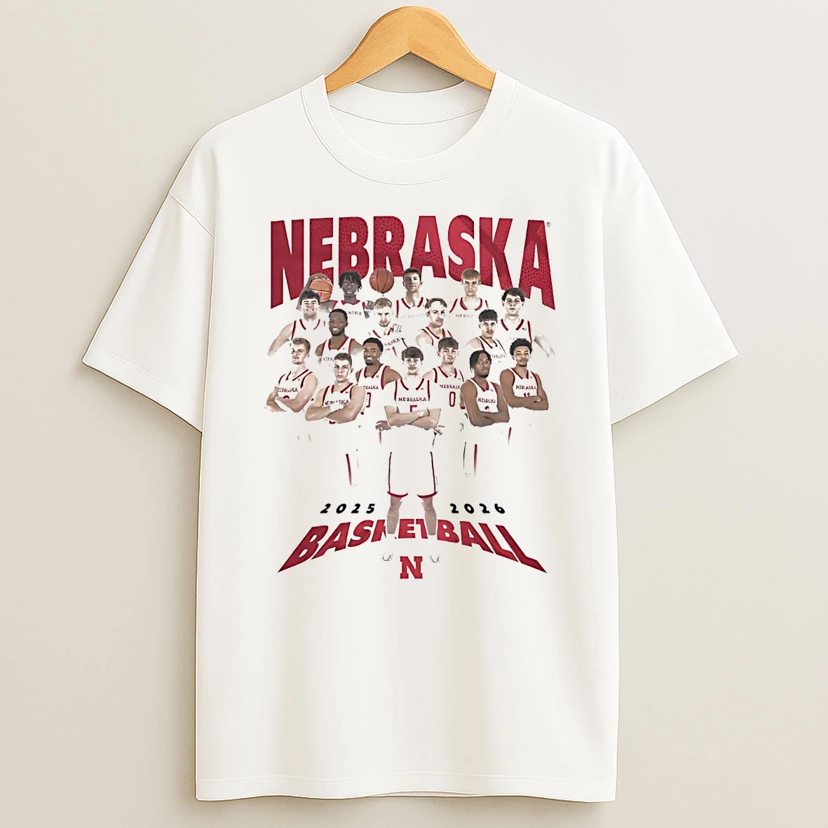 Nebraska Cornhuskers Mens Basketball Team 2026 Shirts