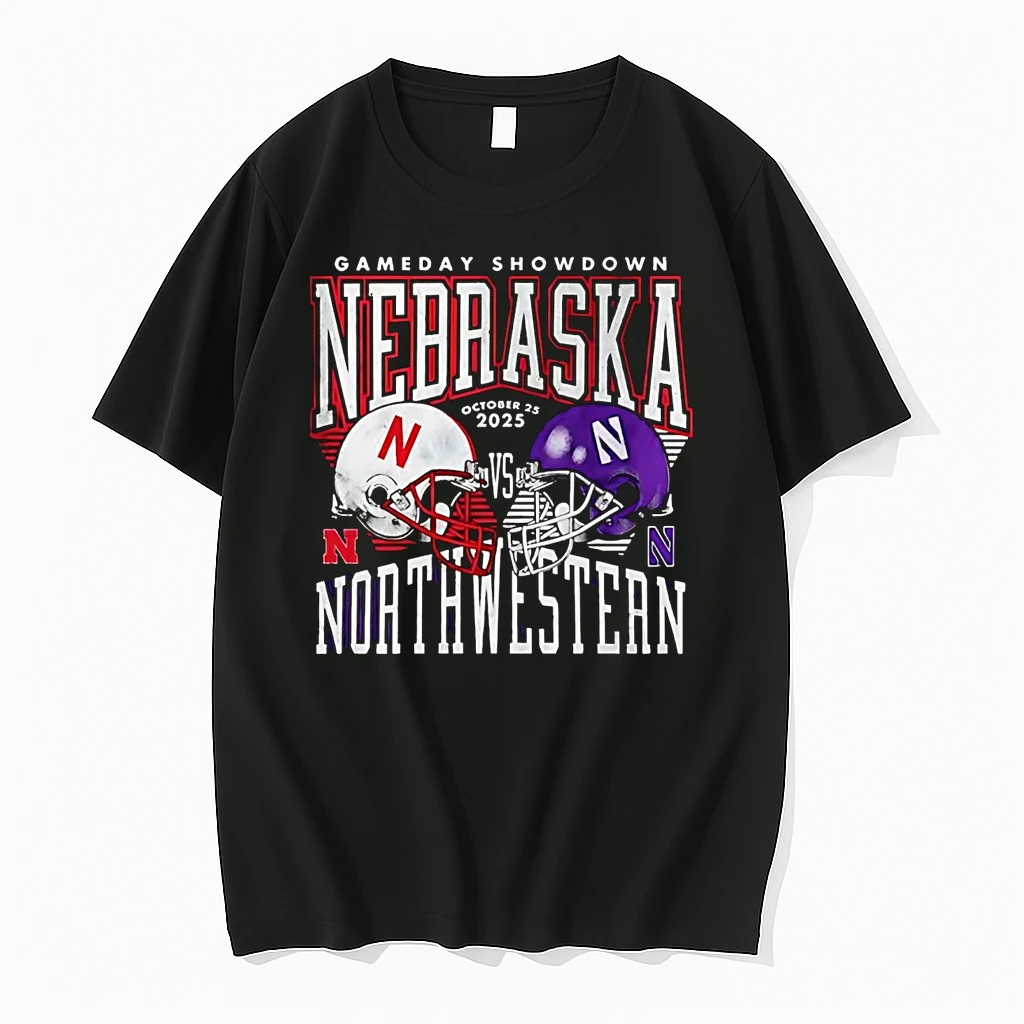 Nebraska Cornhuskers Vs Northwestern Wildcats 2025 Gameday Showdown Shirts