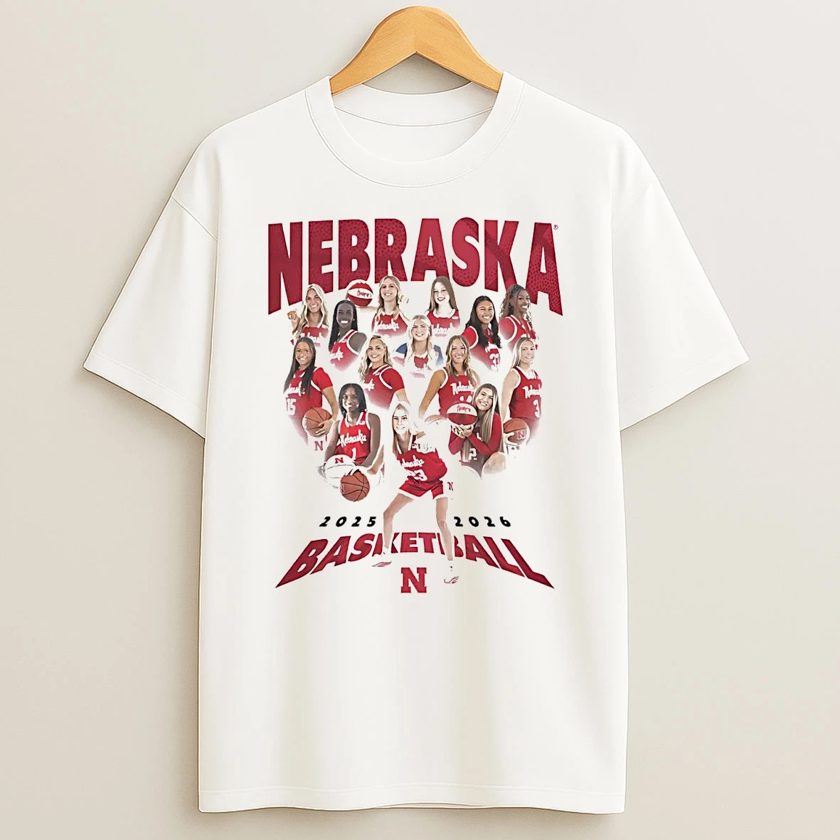Nebraska Cornhuskers Womens Basketball Team 2026 Shirts