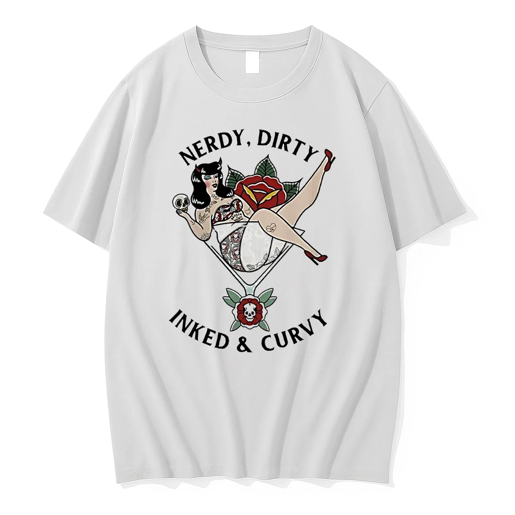 Nerdy Dirty Inked And Curvy Shirts