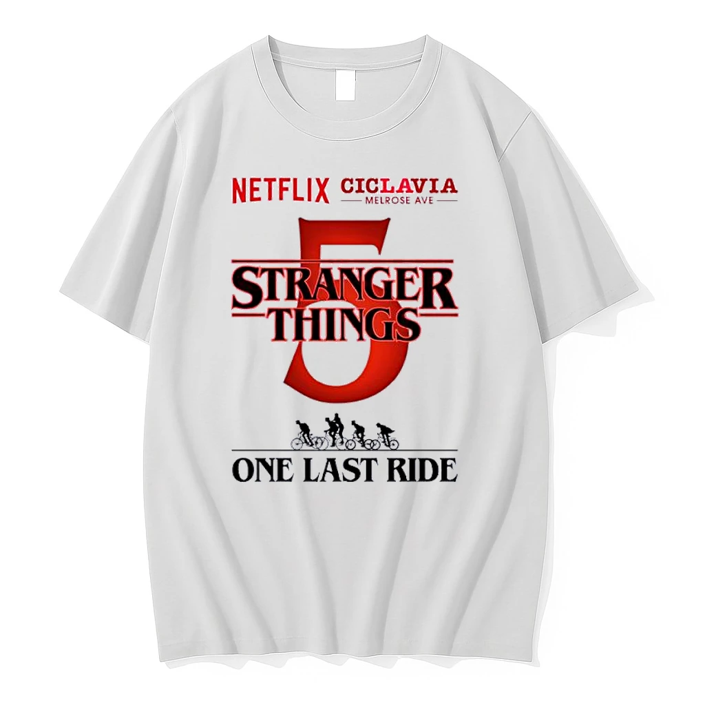 Netflix X Ciclavia Melrose Ave Stranger Things 5 One Last Ride Shirts