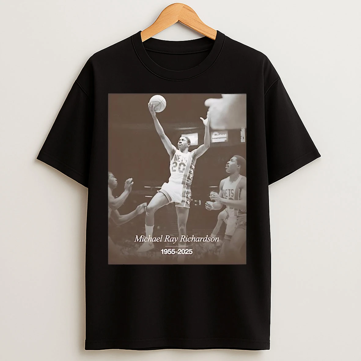 Nets All Star Michael Ray Richardson 1955 2025 T Shirts