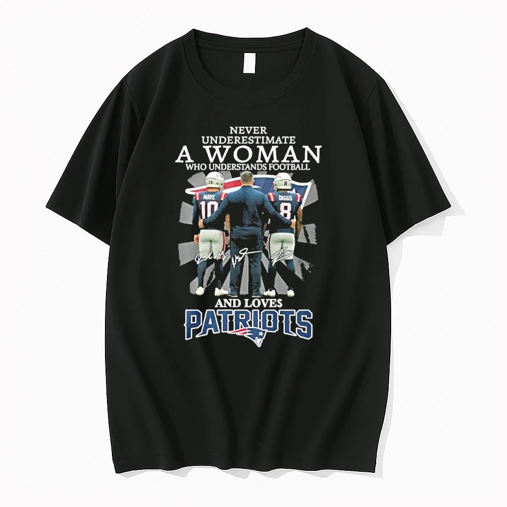Never Underestimate A Woman Who Understands Football And Loves New England Patriots Players Shirts