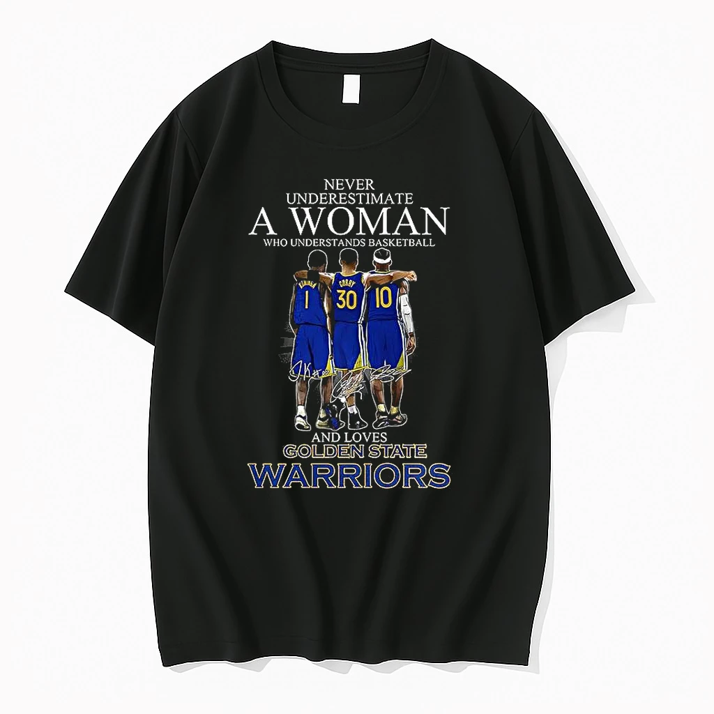 Never Underestimate A Woman Who Loves Golden State Warriors Signature Shirts
