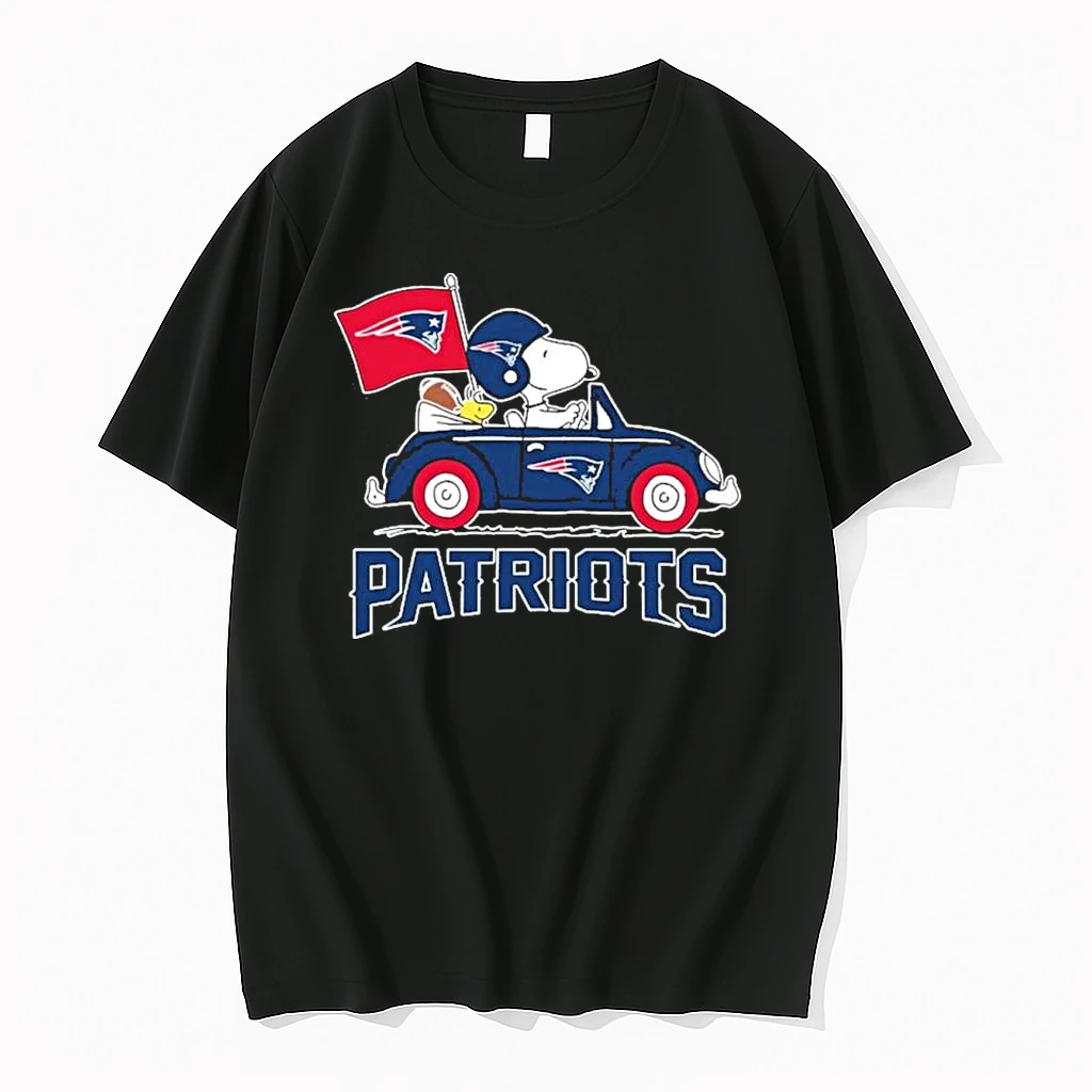 New England Patriots Football X Snoopy Drive Car Shirts