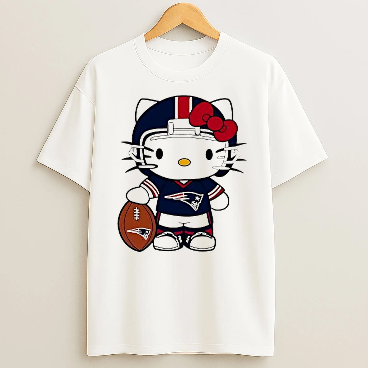 New England Patriots Hello Kitty 2025 Nfl Christmas Gameday Shirts