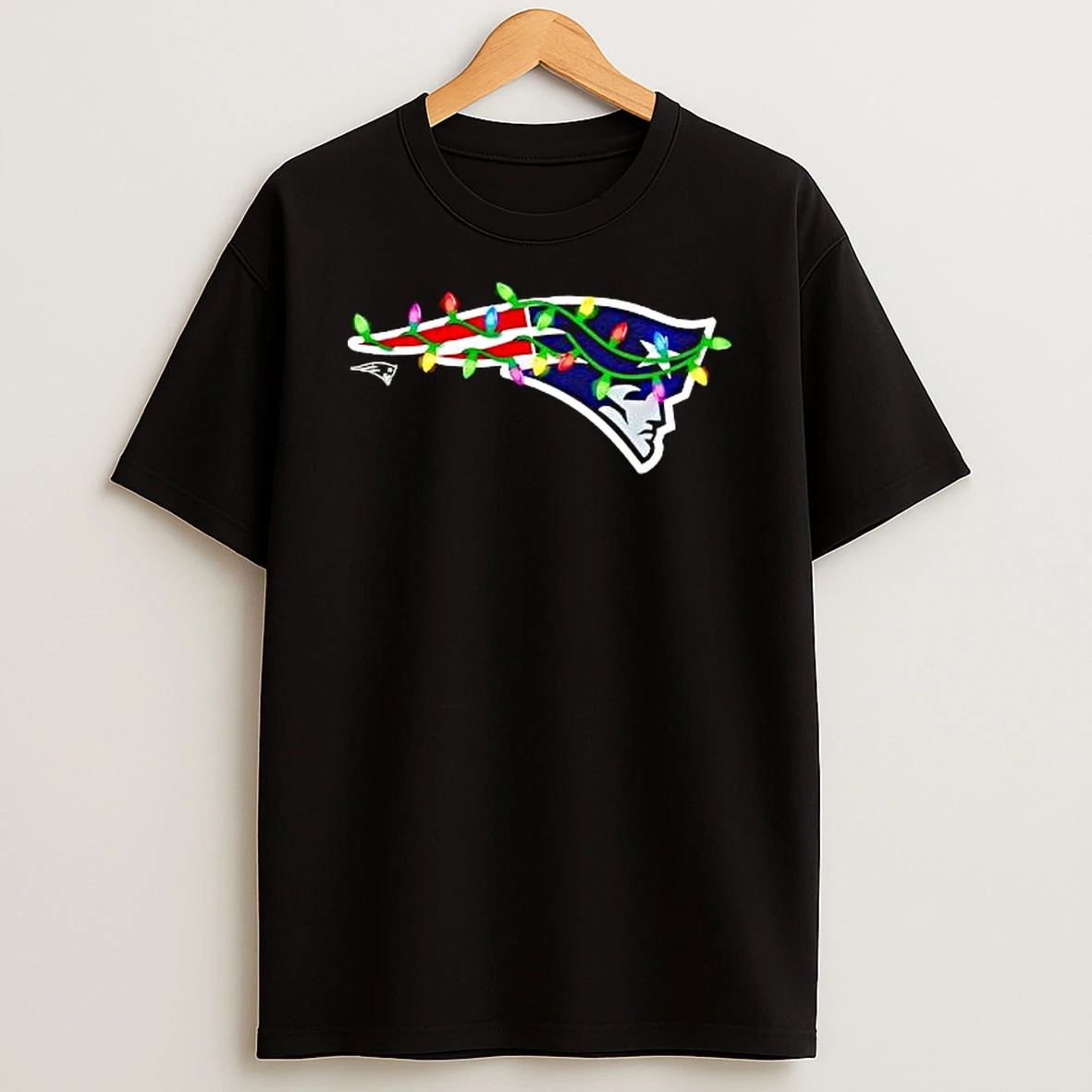 New England Patriots Logo Holiday Lights Shirts
