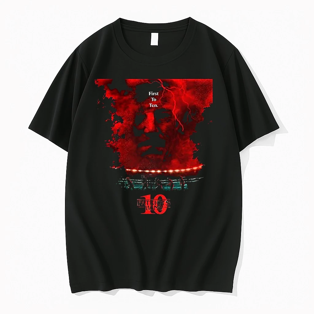 New England Patriots Wins Stranger Thing First To Ten Shirts
