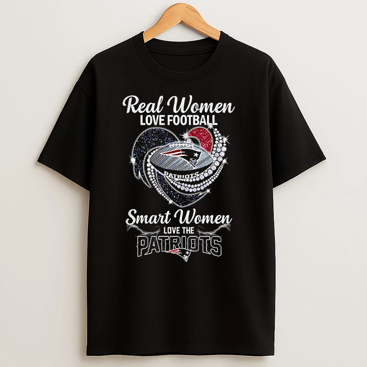 New England Patriots Real Women Love Football Smart Women Love The Patriots Nfl 2025 T Shirts