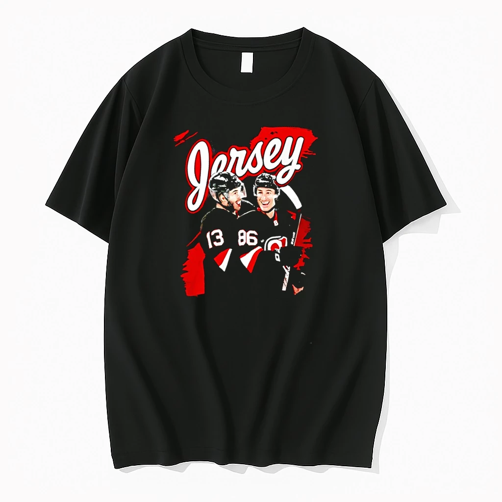 New Jersey Devils Bye Bye Tour Nico Hischier And Jack Hughes Shirts