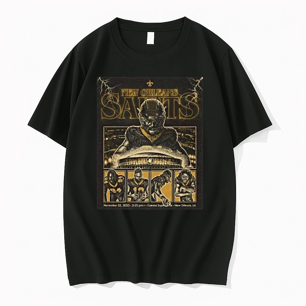 New Orleans Saints Caesars Superdome New Orleans La Nov 23 2025 Shirts