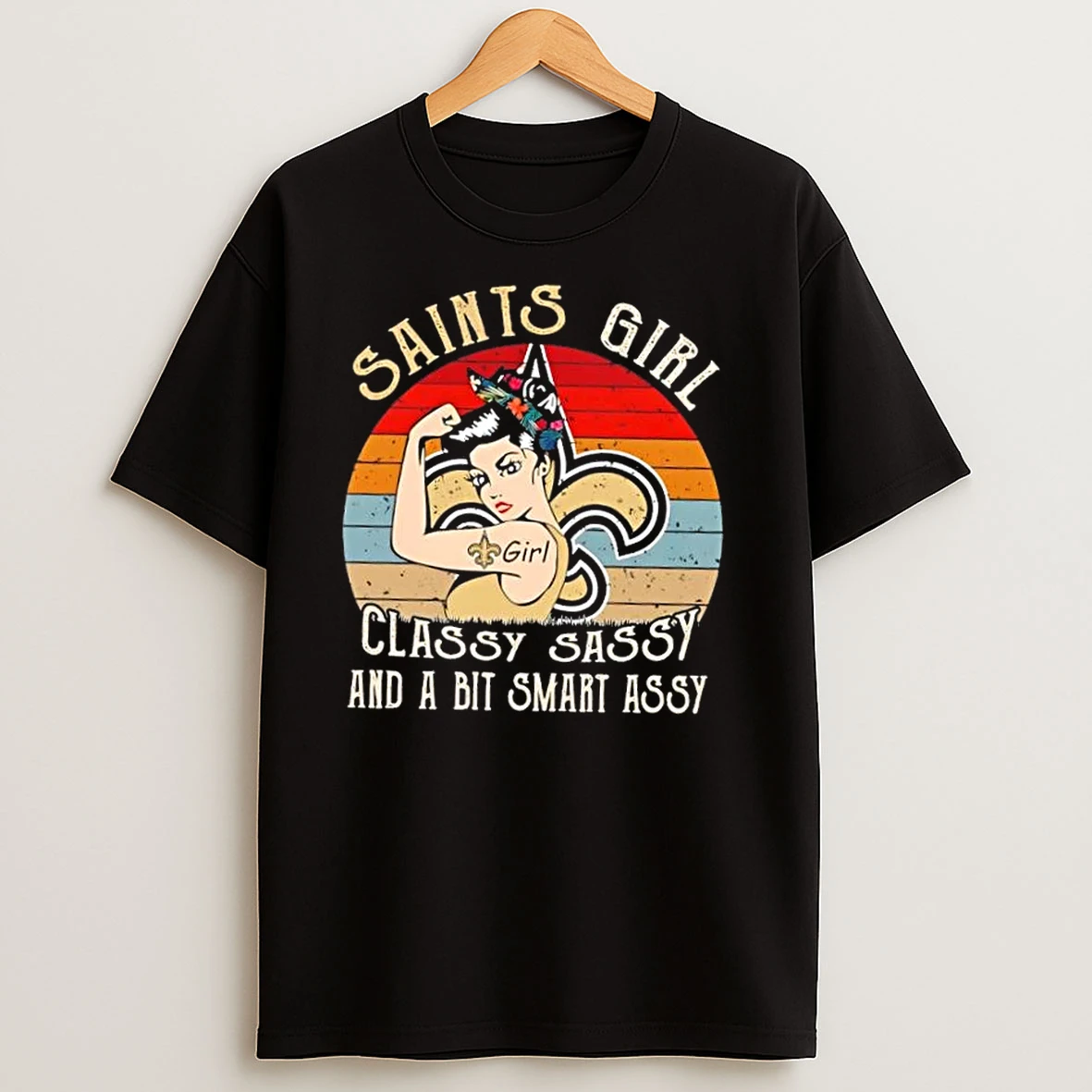 New Orleans Saints Girl Classy Sassy And A Bit Assy T Shirts
