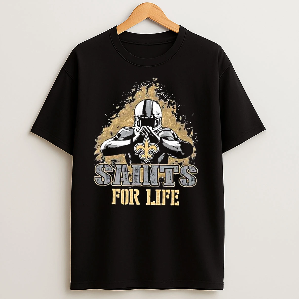 New Orleans Saints Football For Life T Shirts
