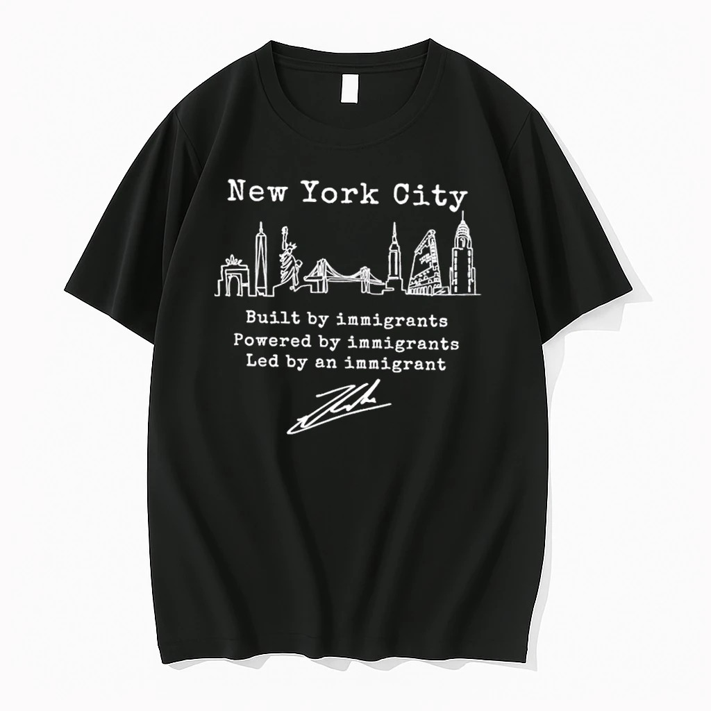 New York City Built By Immigrants Powered By Immigrants Led By Immigrant Shirts