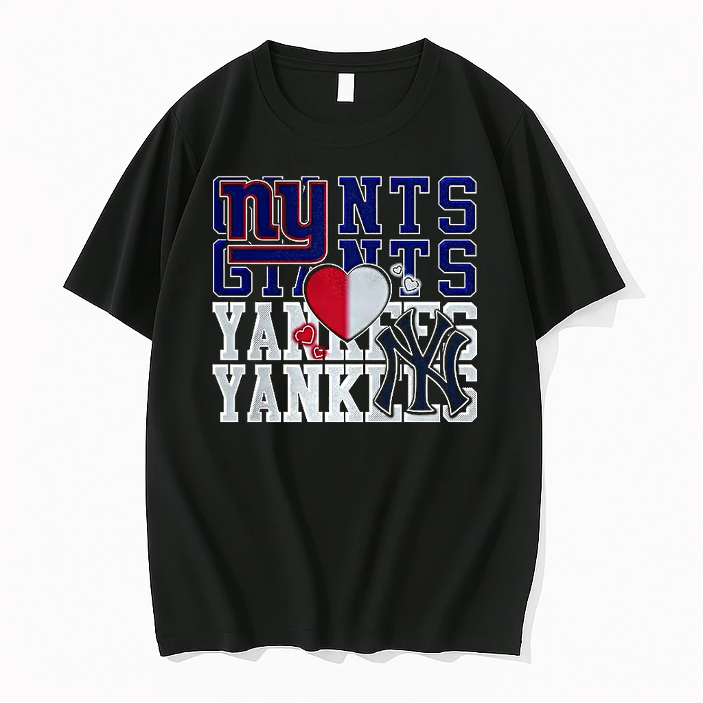 New York Giants Nfl And New York Yankees Mlb Sport Lover Shirts