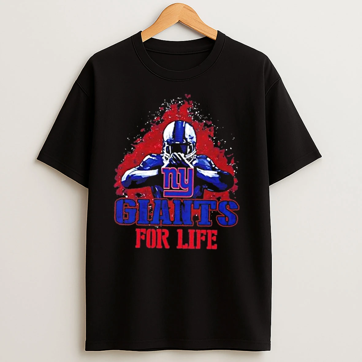 New York Giants Football For Life T Shirts