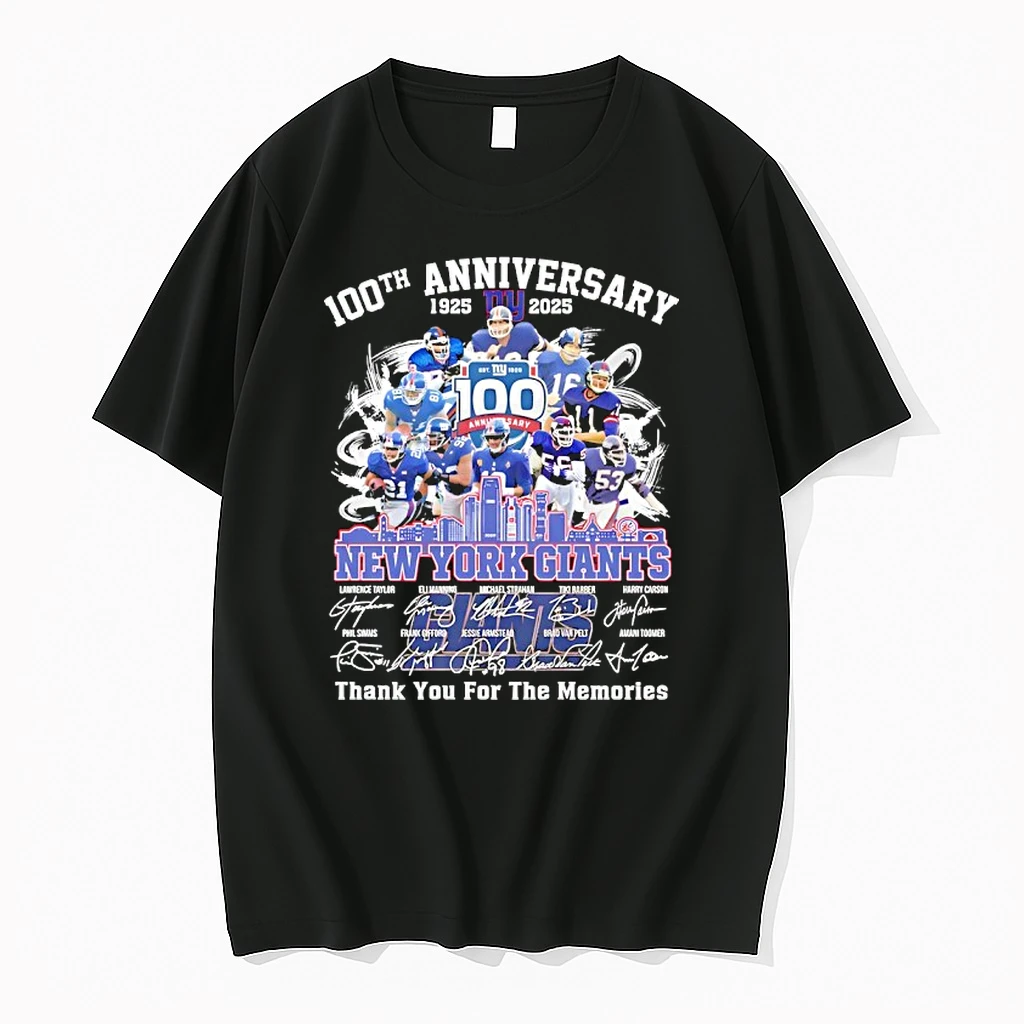 New York Giants Thank You For The Memories 100th Anniversary 1925 2025 Shirts