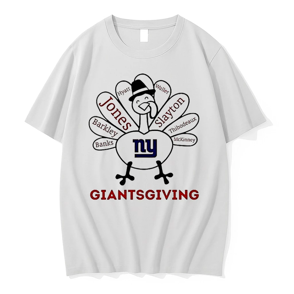 New York Giants Turkey Giantsgiving Thanksgiving With Heroes Shirts