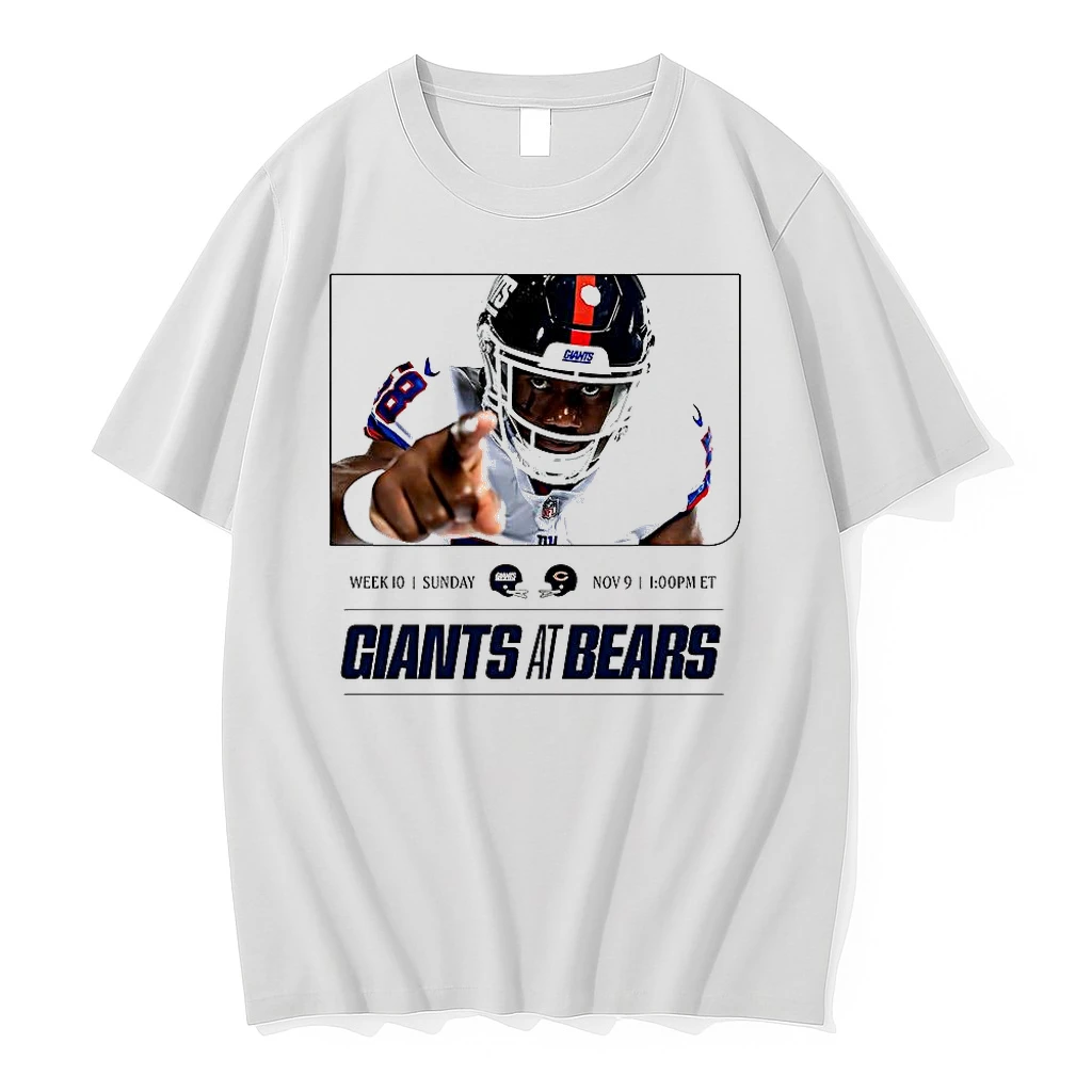 New York Giants Vs Chicago Bears Nfl Week 10 2025 Shirts