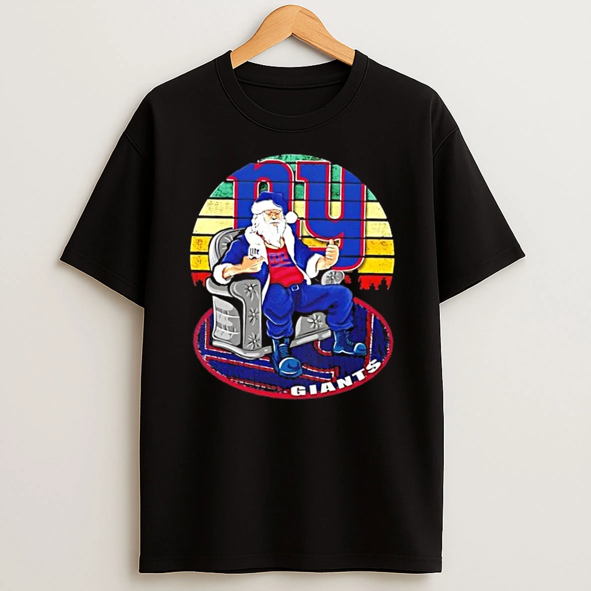 New York Giants X Santa Claus Christmas Vintage Shirts