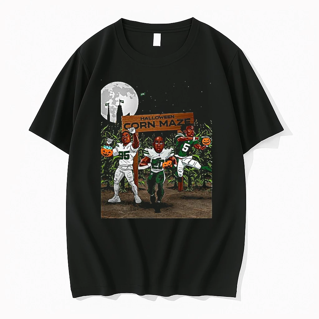 New York Jets Halloween Corn Maze Cartoon Shirts