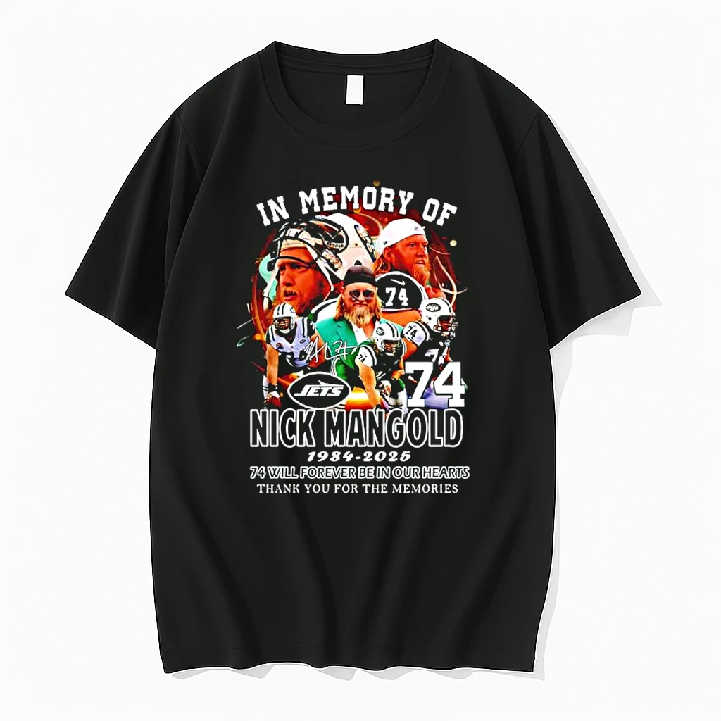 New York Jets Nick Mangold 1984 2025 74 Will Forever Be In Our Hearts Shirts