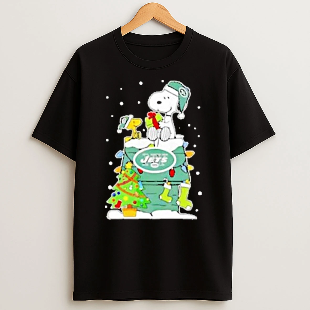 New York Jets Peanuts Snoopy Holiday Football Shirts