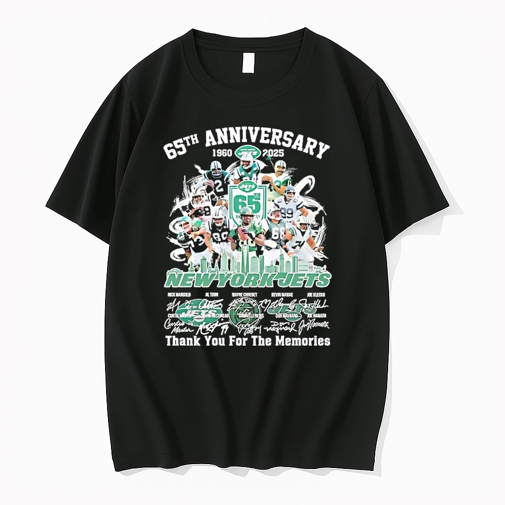 New York Jets Thank You For The Memories 65th Anniversary 1960 2025 Shirts