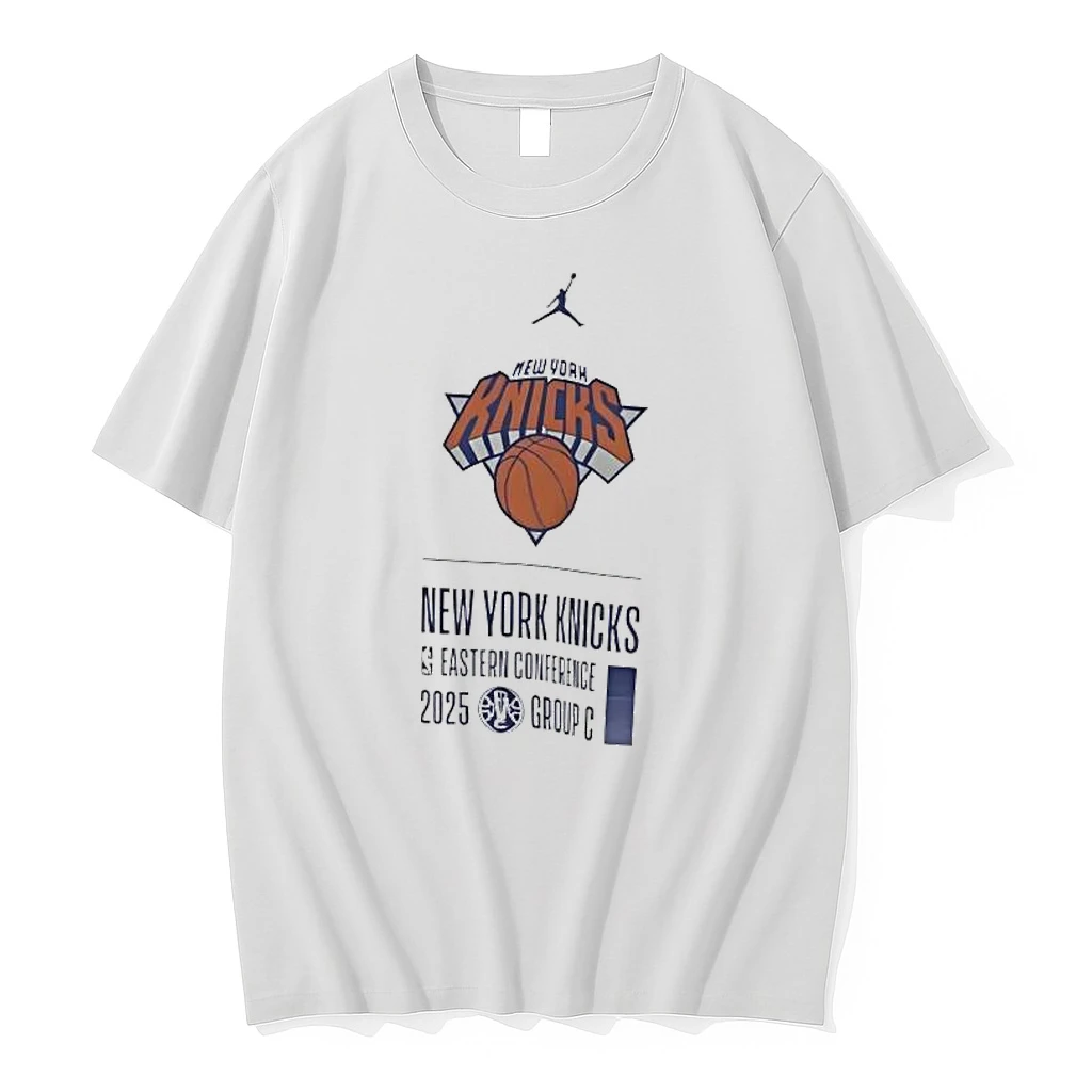 New York Knicks Eastern Conference 2025 Group C Logo Shirts