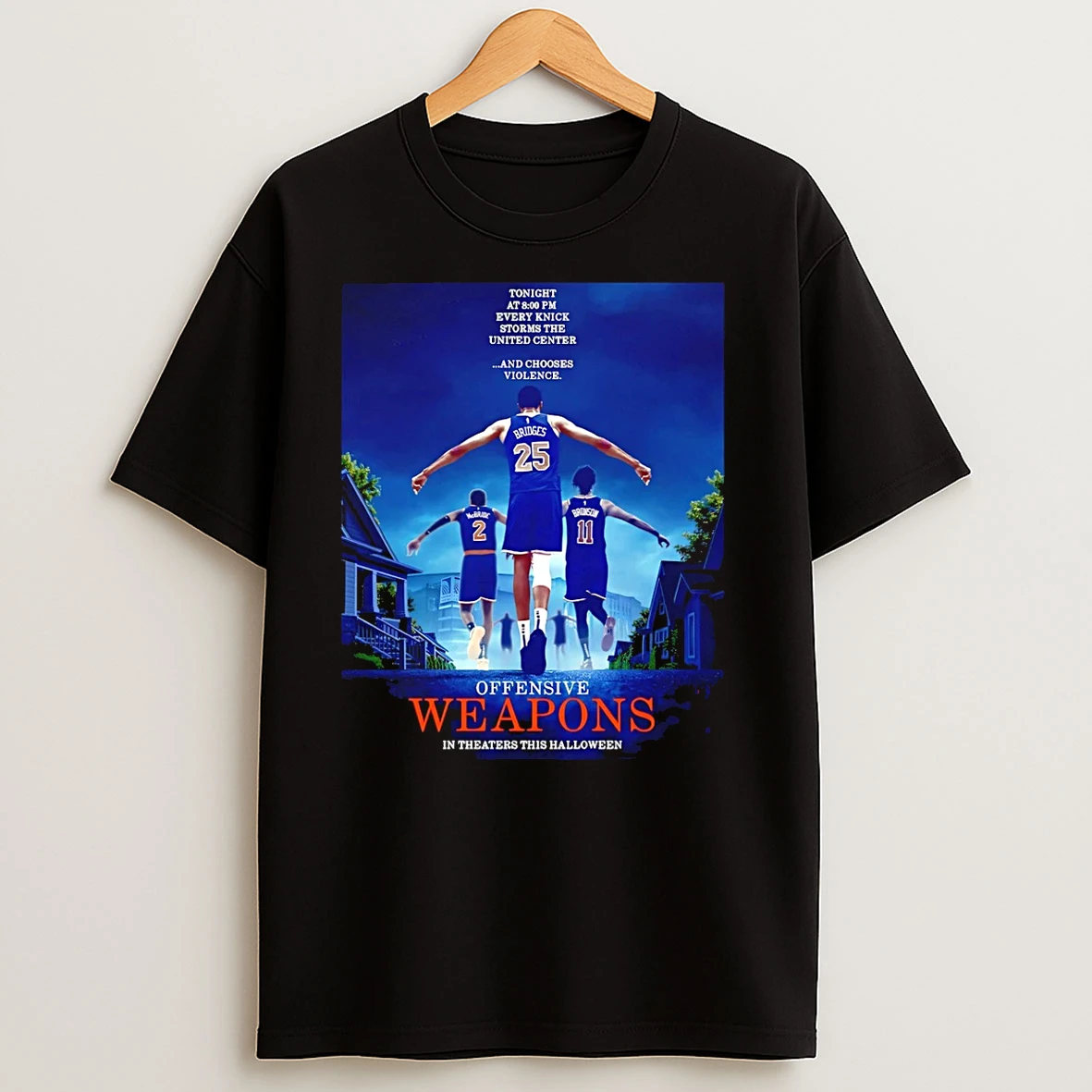 New York Knicks Offensive Weapons In Theaters This Halloween T Shirts