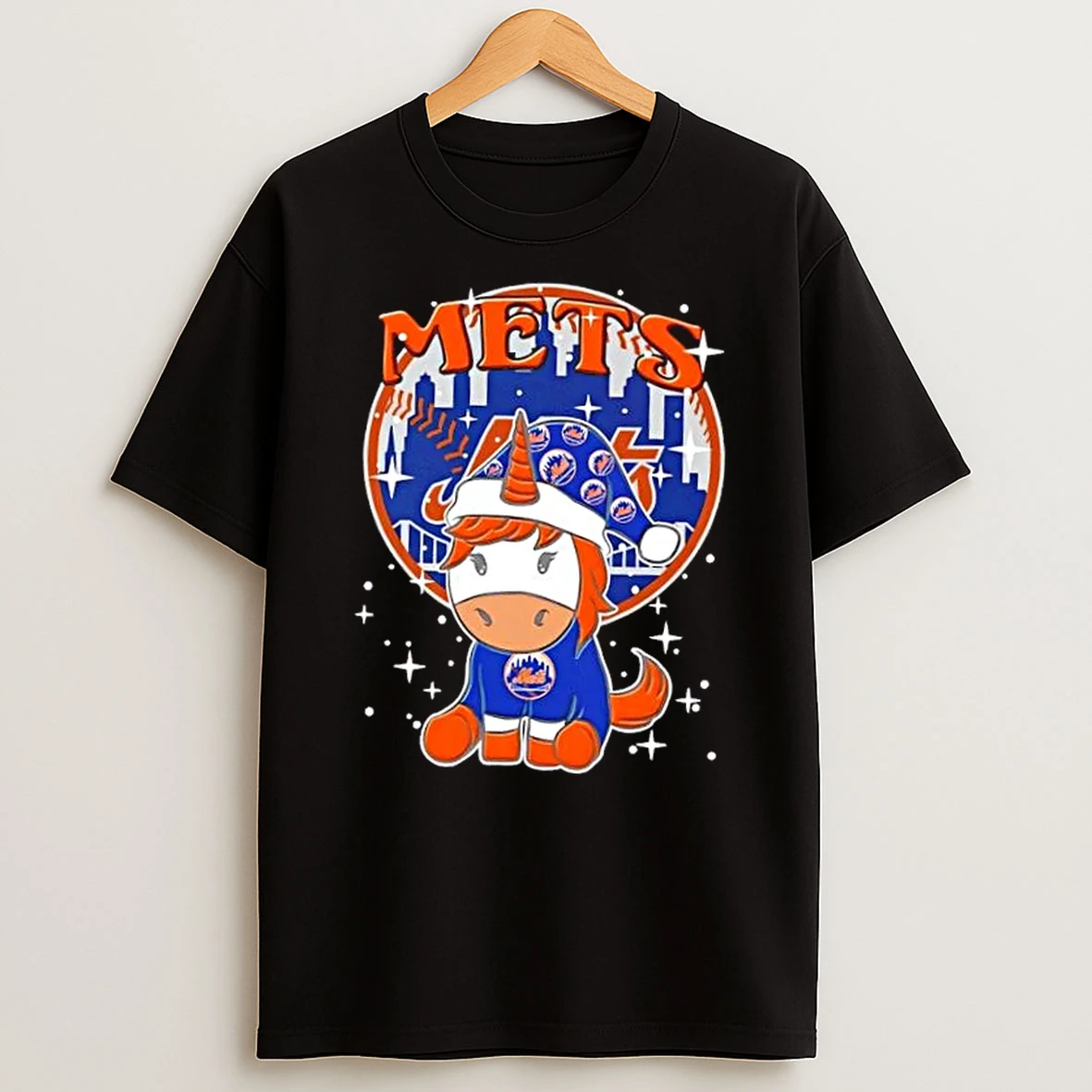 New York Mets Baseball X Unicorn Merry Christmas Shirts