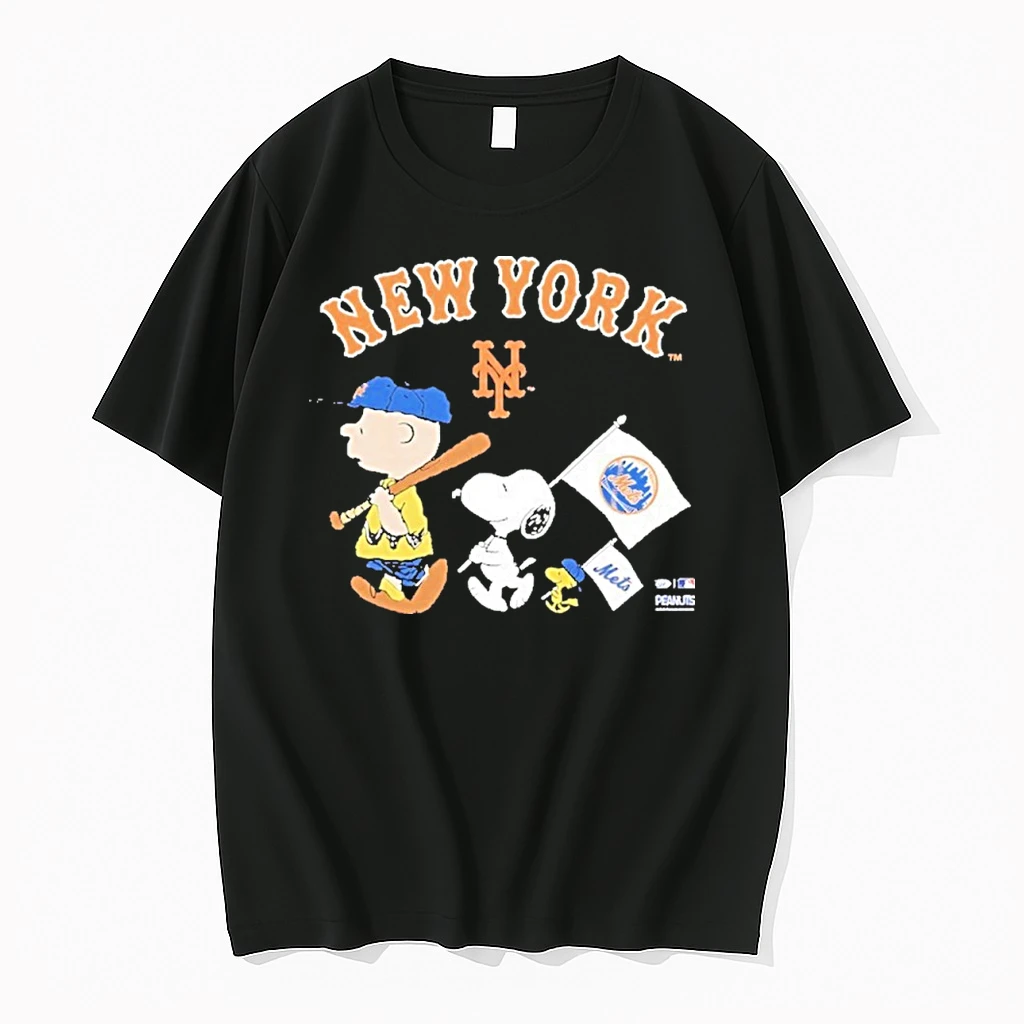 New York Mets X The Peanuts Flag Parade Shirts
