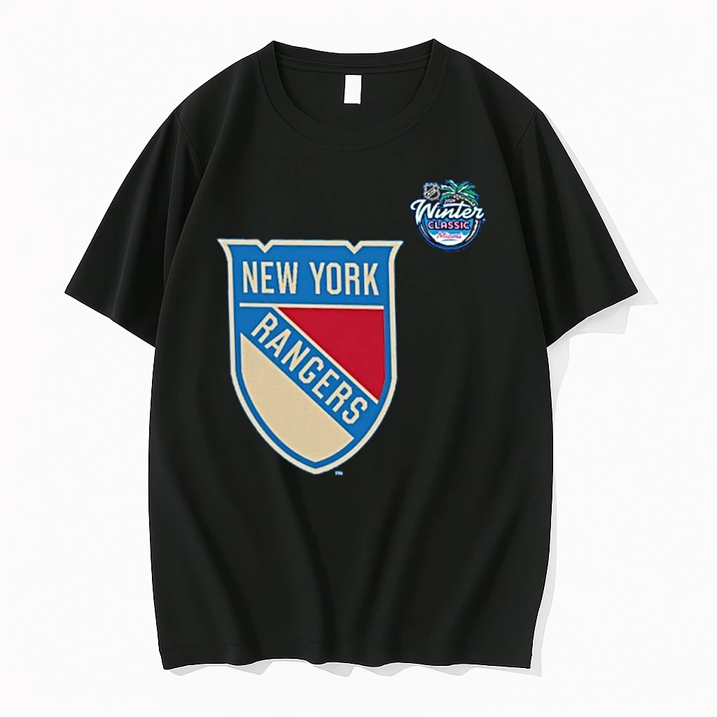 New York Rangers 2026 Nhl Winter Classic Logo Shirts