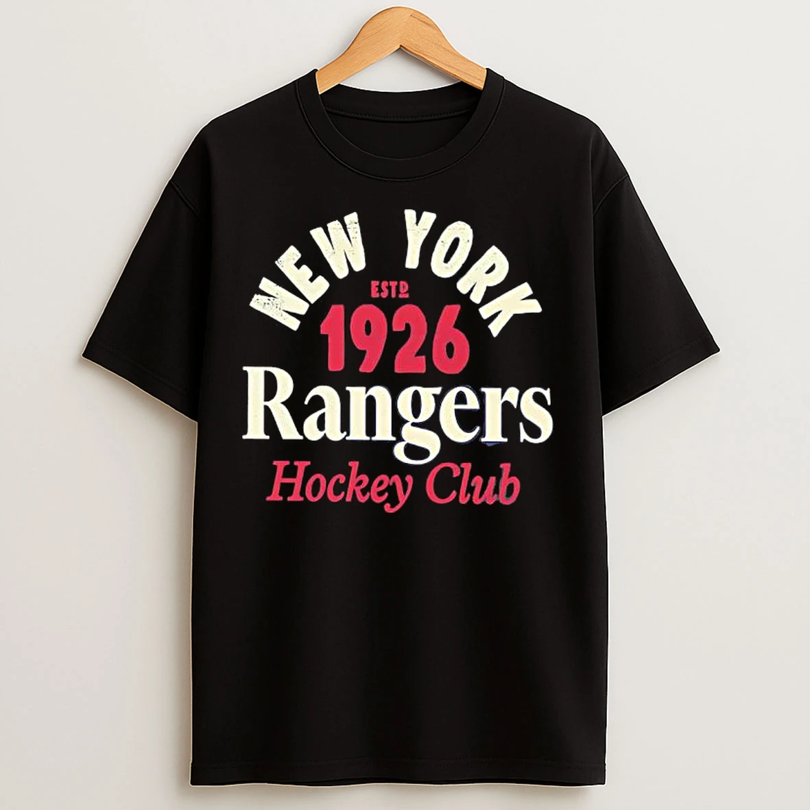 New York Rangers Hockey Club Estd 1926 Logo T Shirts