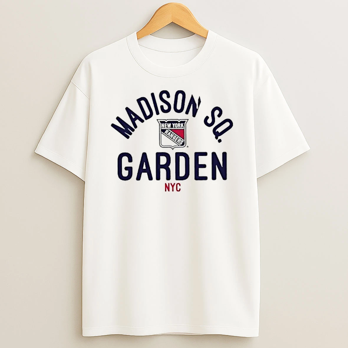 New York Rangers Madison Square Garden Nyc Logo Shirts